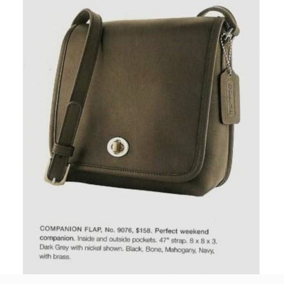 Coach Vintage Legacy Brown Leather Crossbody Bag - Picture 13 of 13